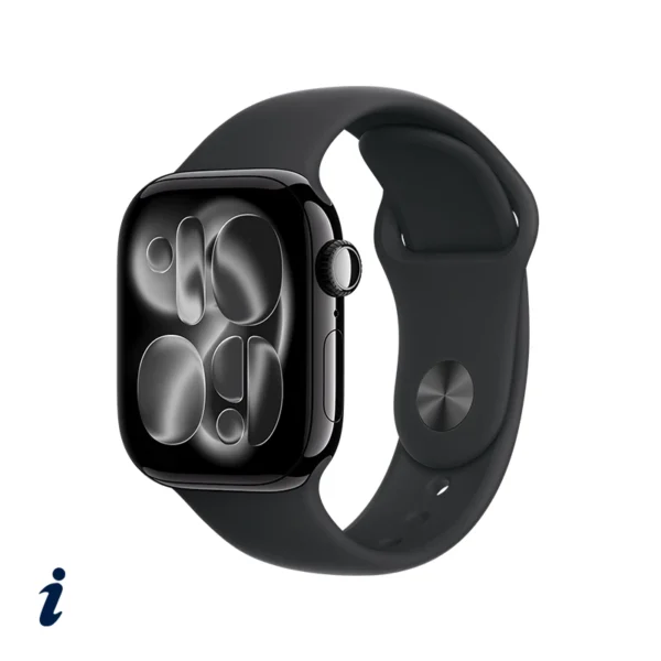 اپل واچ سری 11 با بند اسپرت سیلیکون سایز 46